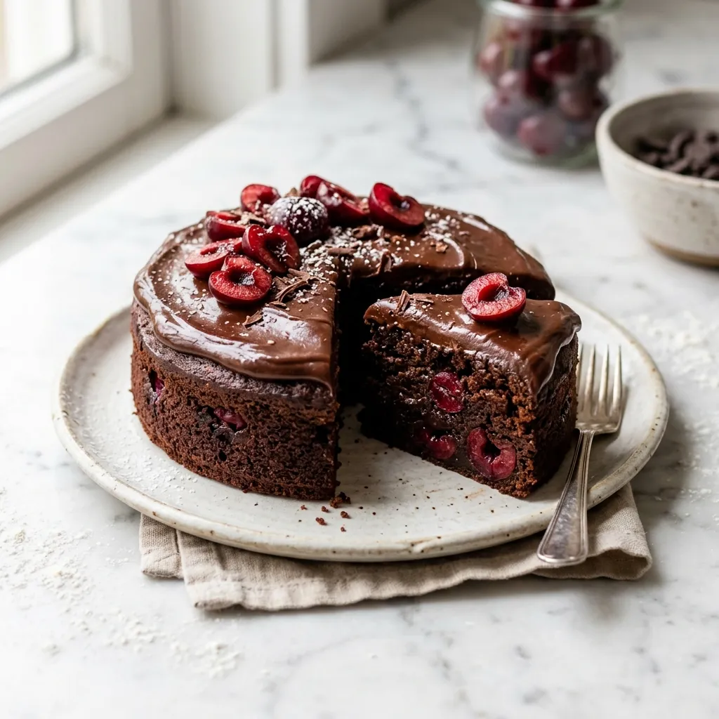 Easy Chocolate Cake With Cherry Pie Filling Recipe
