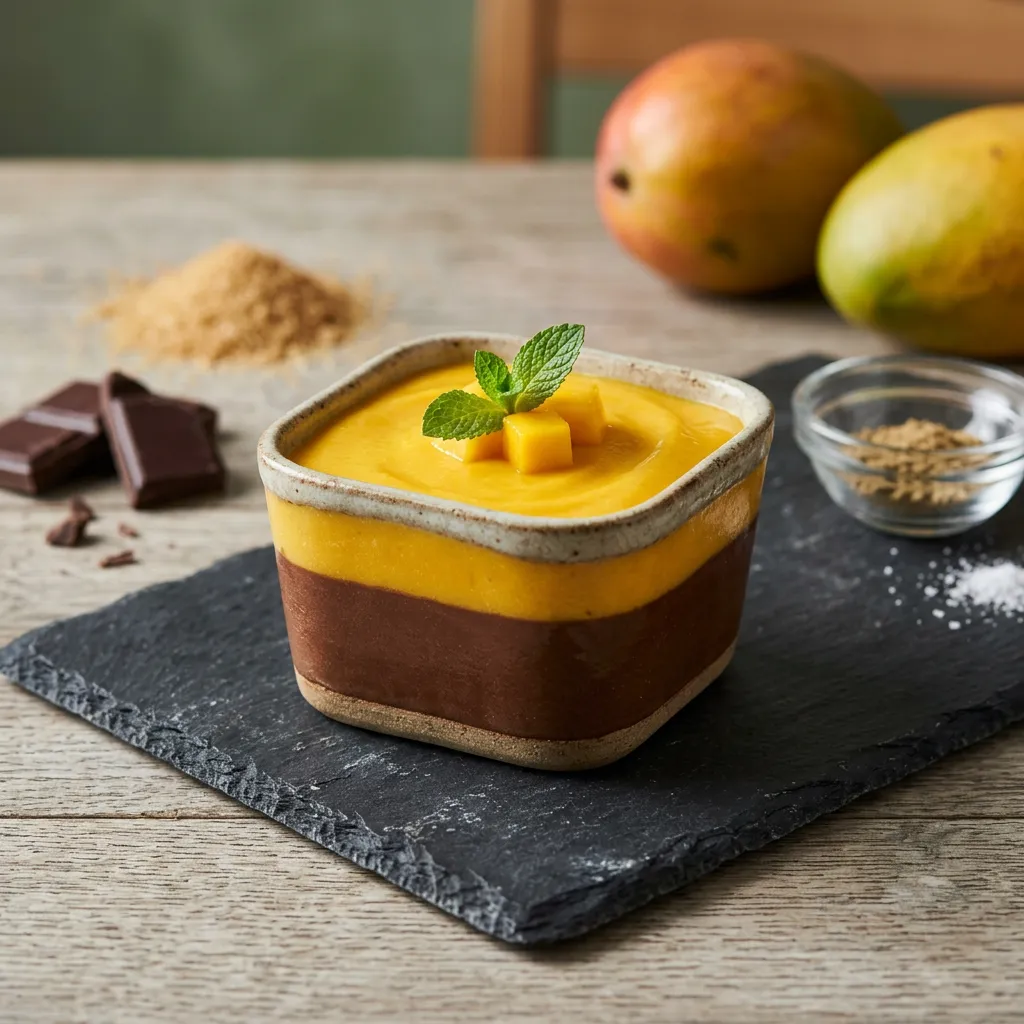 Easy Chocolate Mango Mousse