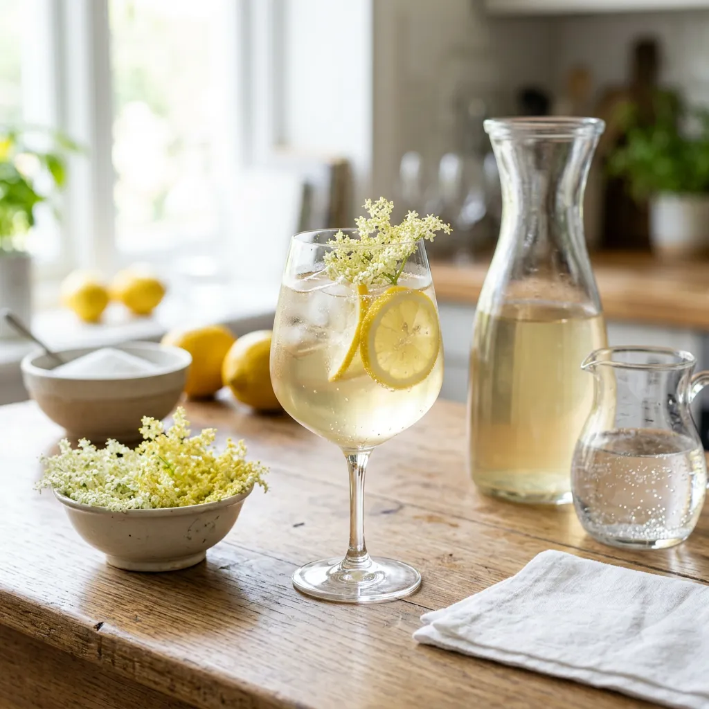 Easy Classic Elderflower Cordial