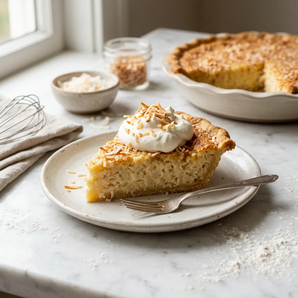 Easy Coconut Custard Pie