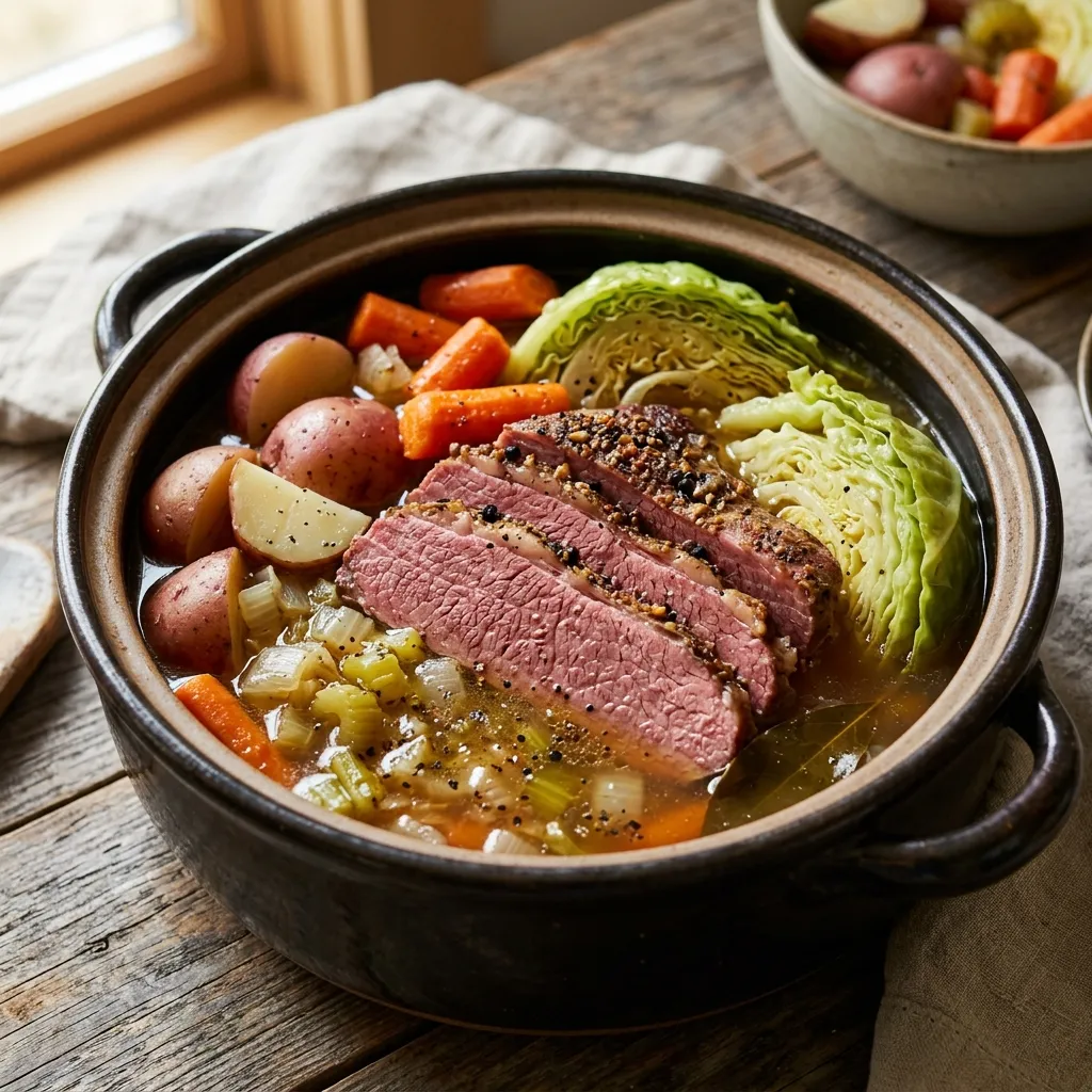 Easy Corned Beef and Cabbage