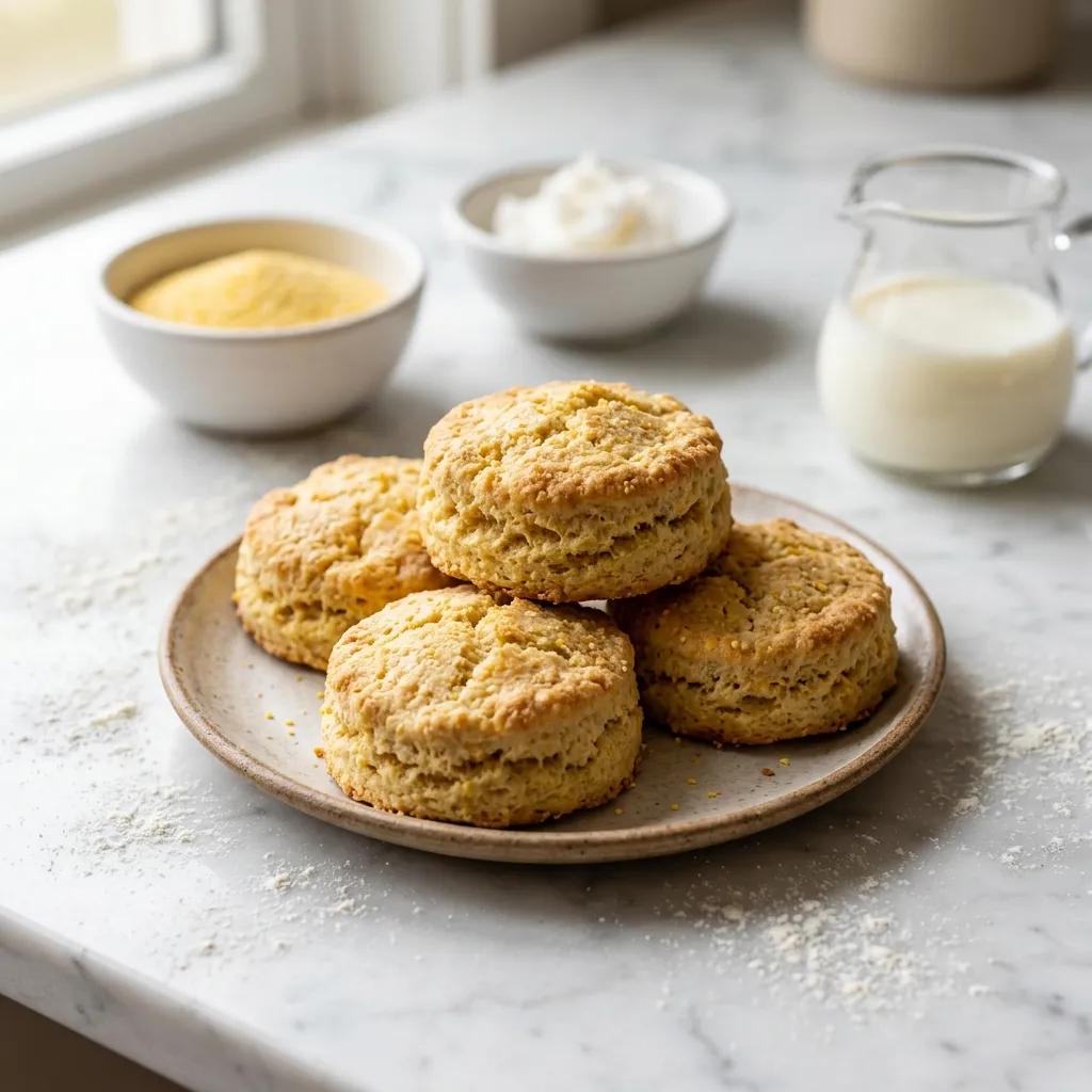 Easy Cornmeal Biscuits