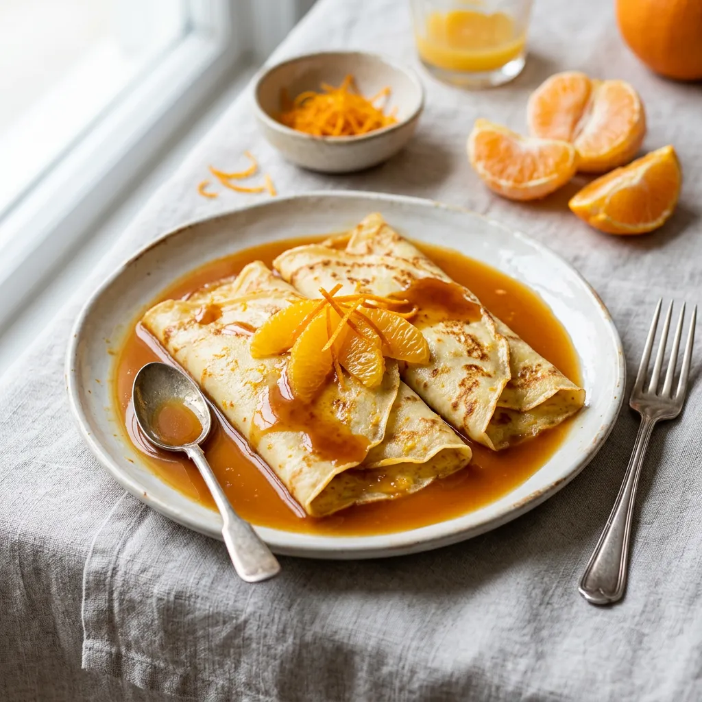 Easy Crepes Suzette
