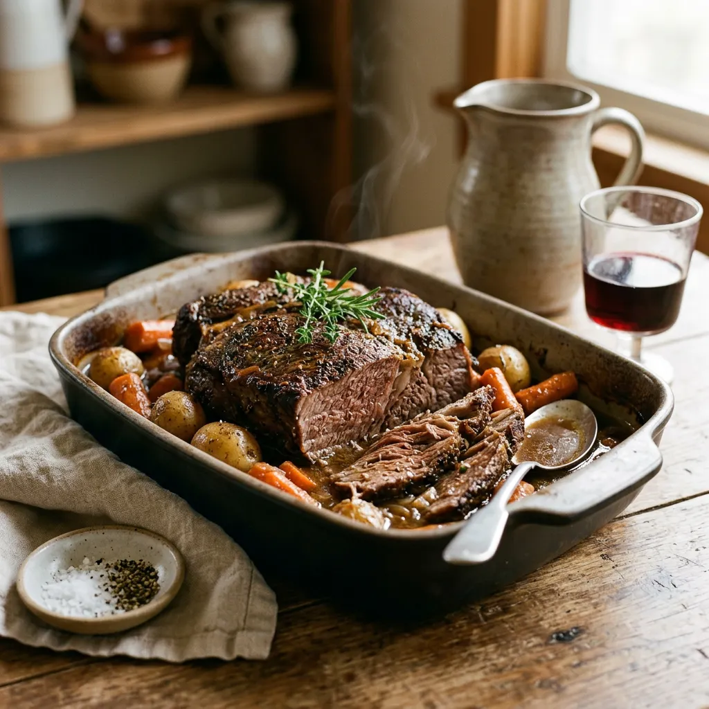 Easy Crock Pot Beef With Italian Seasonings Recipe