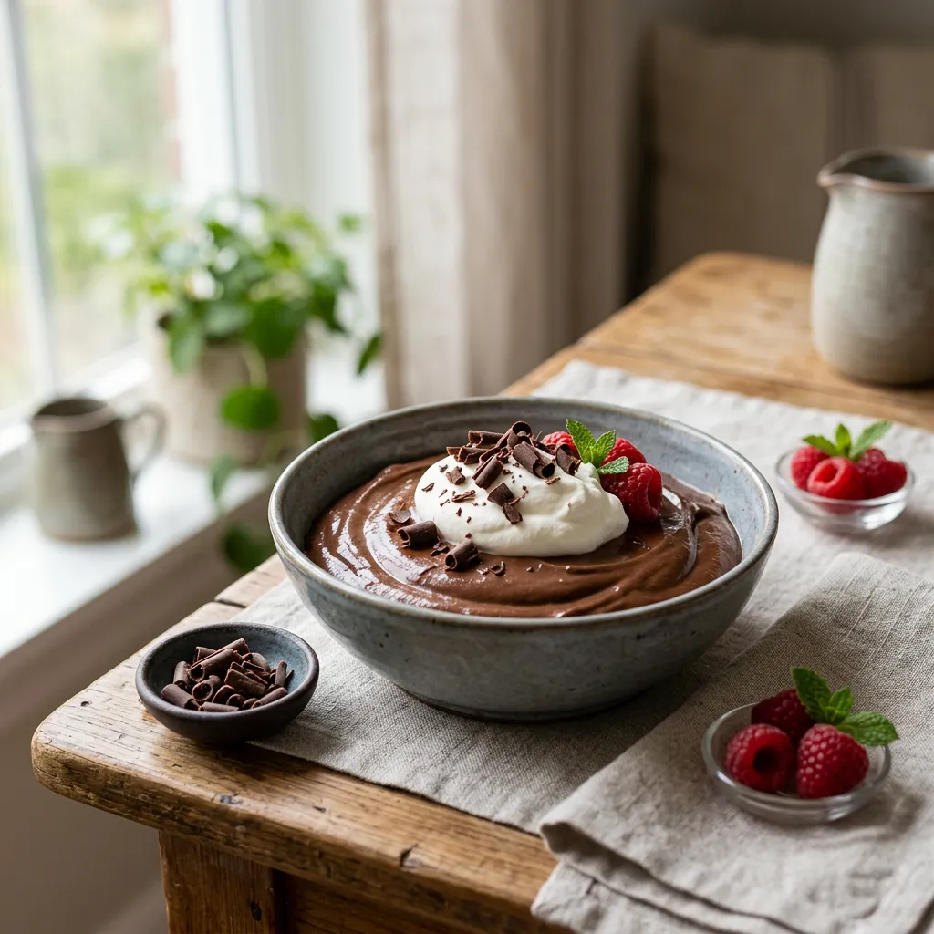 Easy Egg-Free Chocolate Mousse