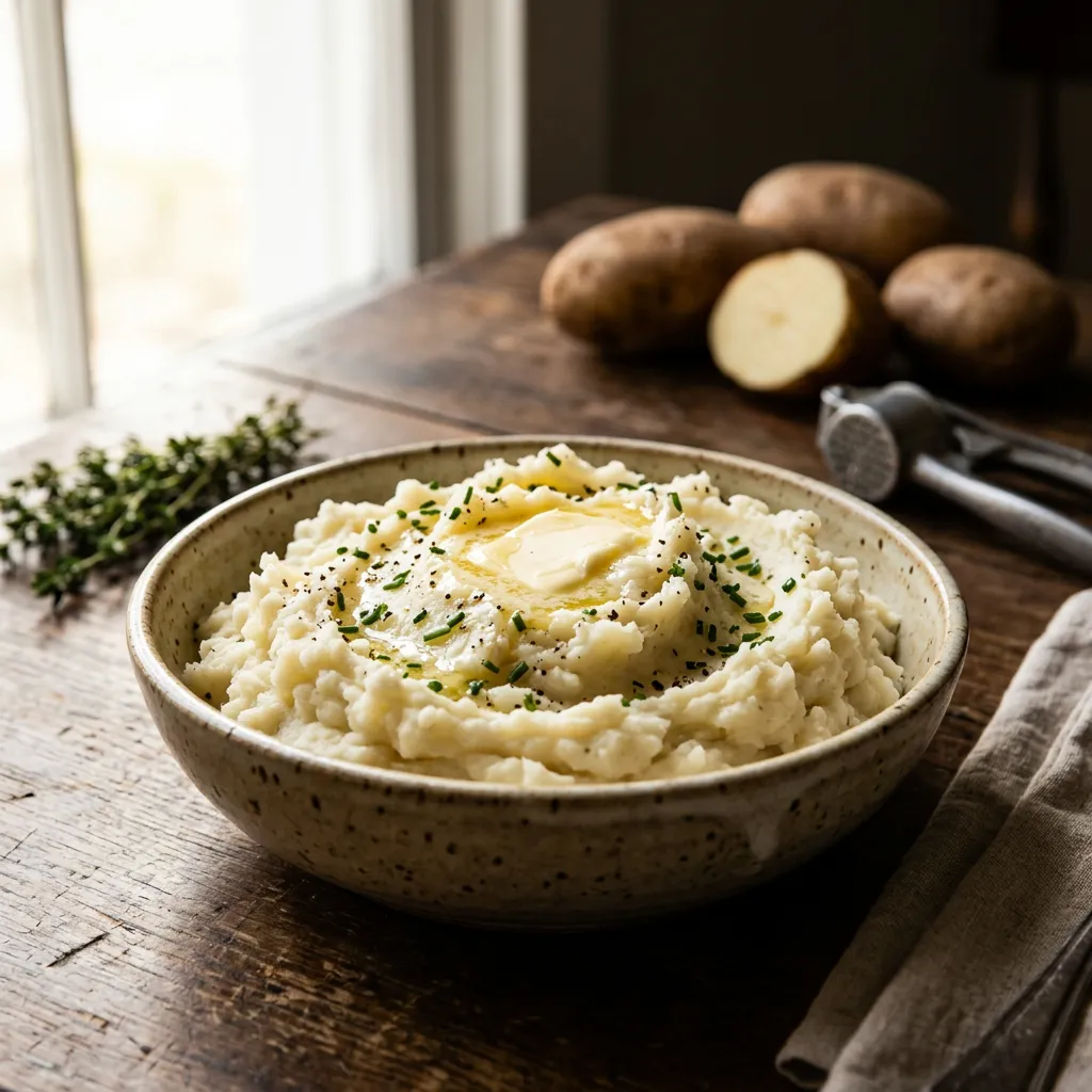 Easy, Fluffy, and Creamy Mashed Potatoes Recipe