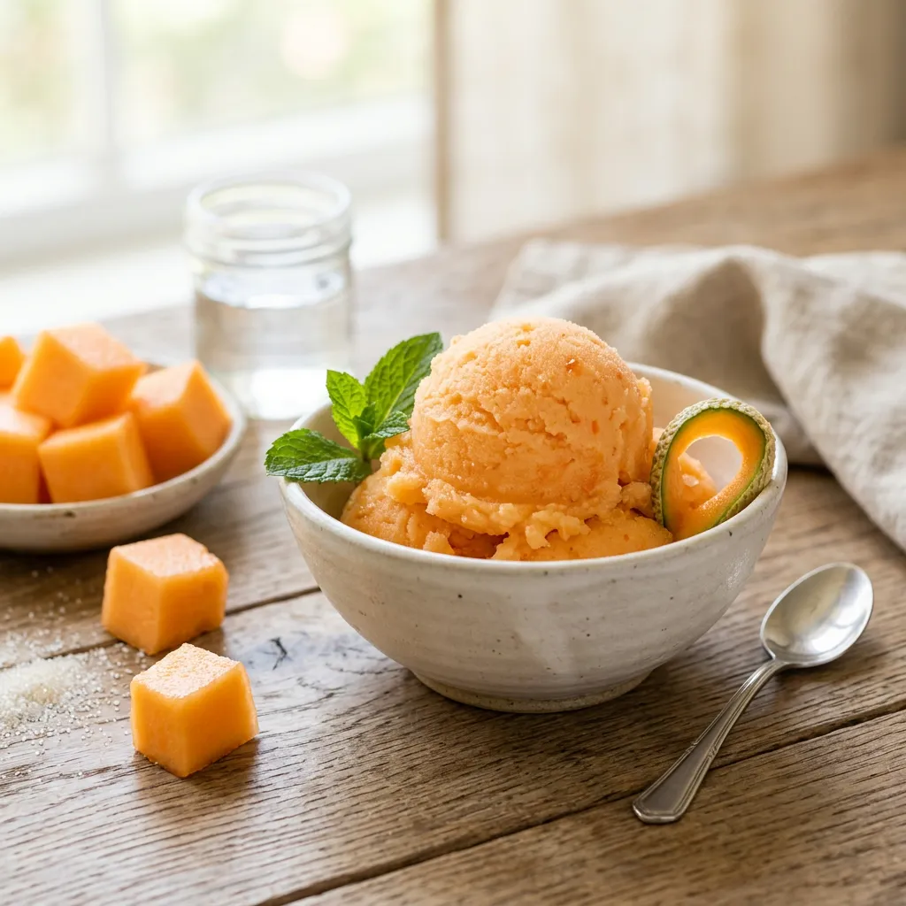 Finished Easy Fruit Sorbet Recipe dish