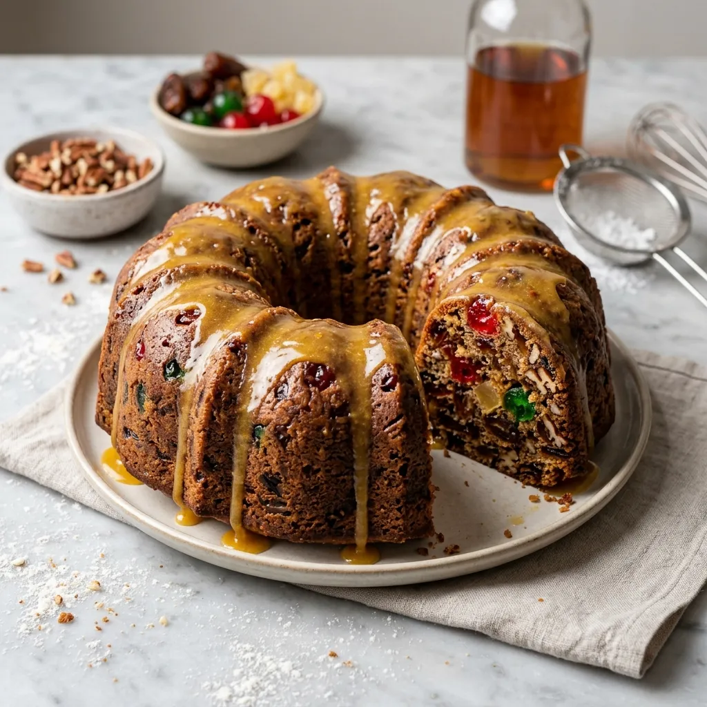 Easy Fruitcake With Spice Cake Mix Recipe