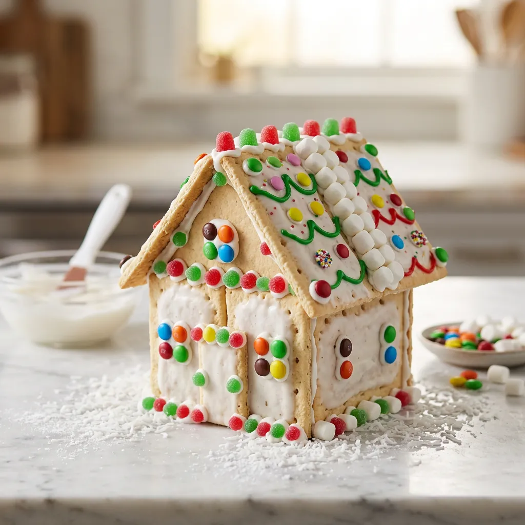 Easy Gingerbread House for Kids Recipe