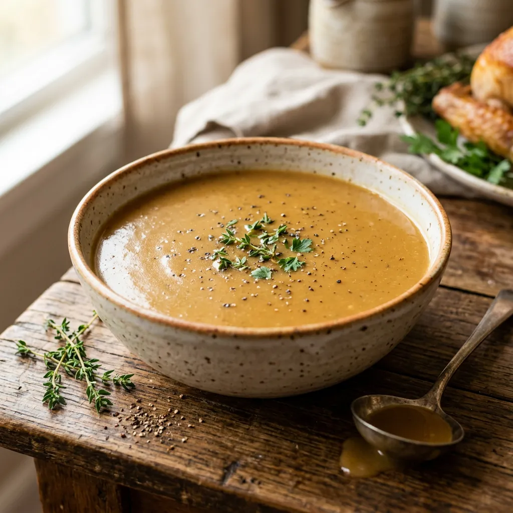 Easy Gluten-Free Turkey Gravy