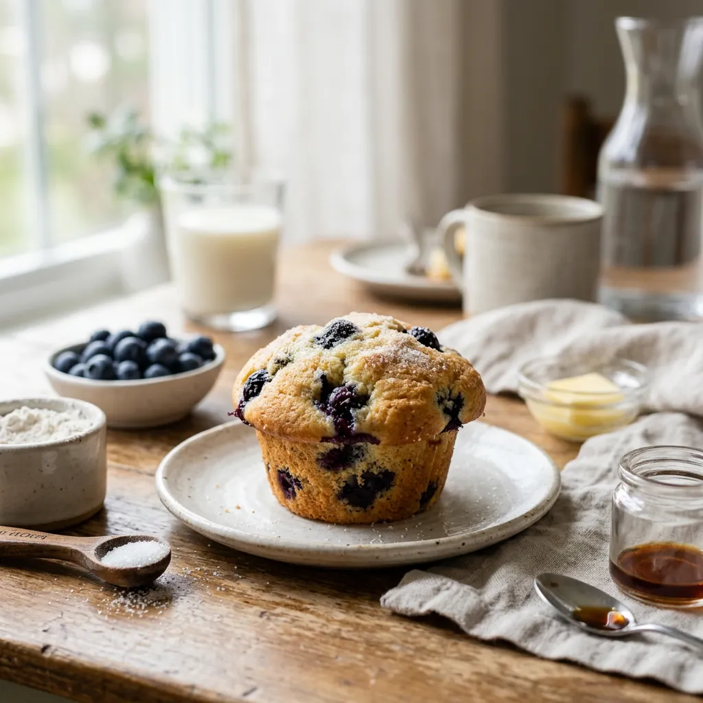Easy Homemade Blueberry Muffins