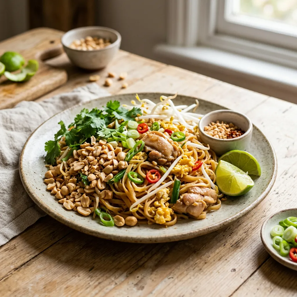 Easy Homemade Chicken Pad Thai