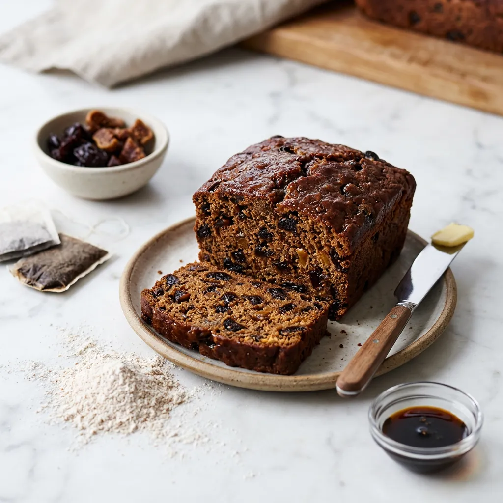 Easy Homemade Sticky Malt Loaf