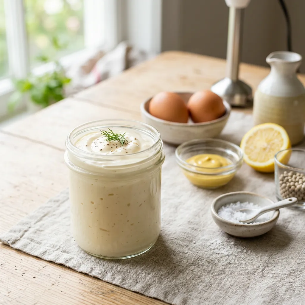 Easy Homemade Whole Egg Mayonnaise