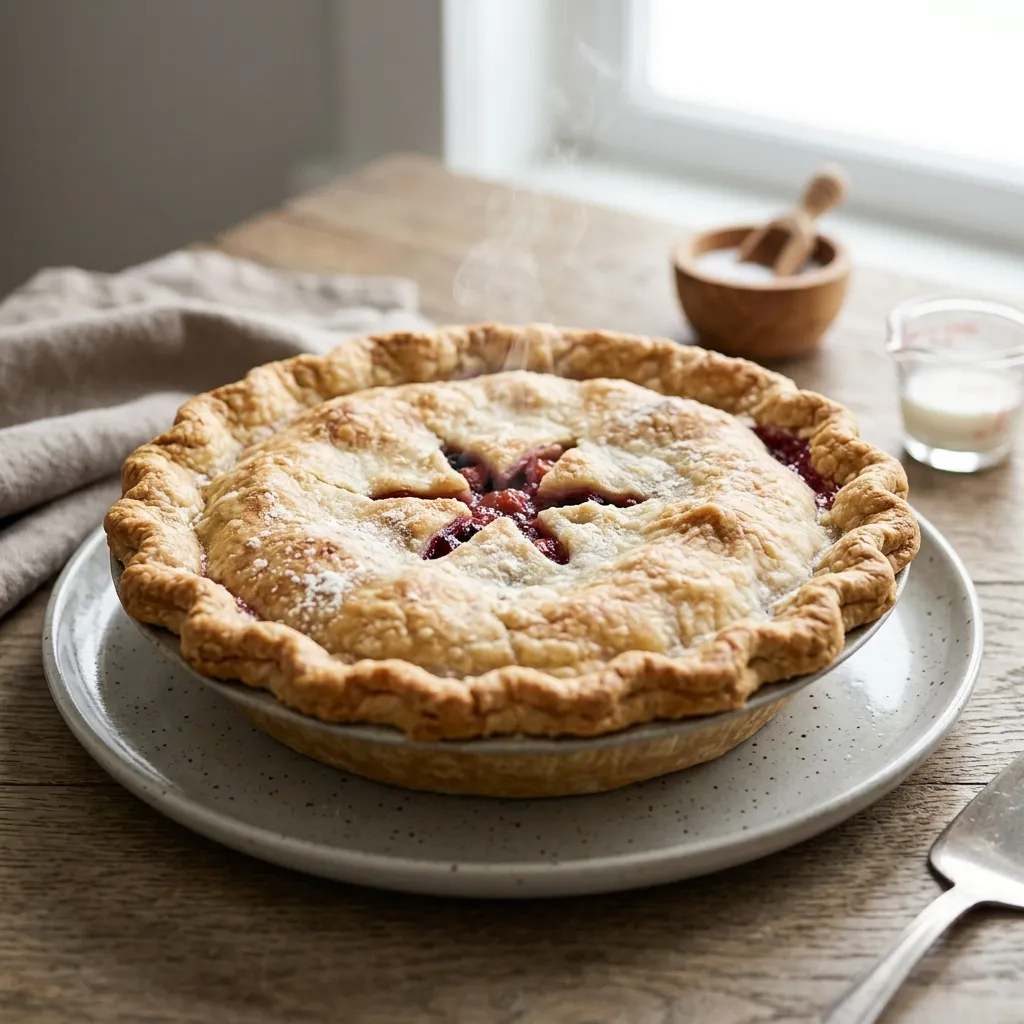 Easy Hot Water Pie Crust