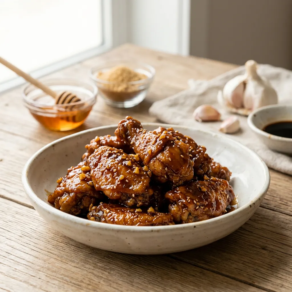 Easy Korean Sweet Soy and Honey Chicken