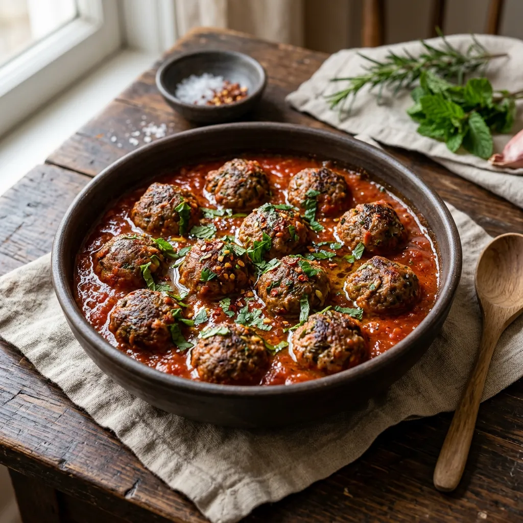 Easy Lamb Meatballs