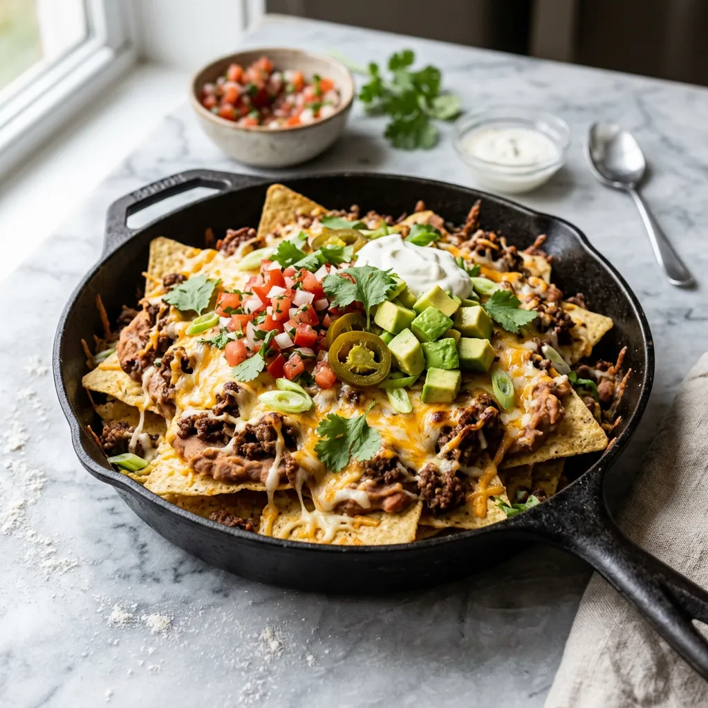 Easy Loaded Nachos Recipe