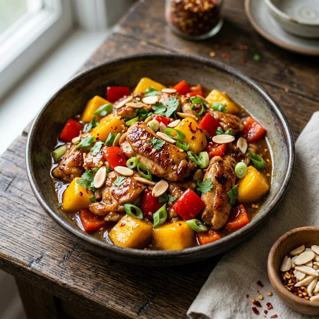 Easy Mango Chicken Stir-Fry