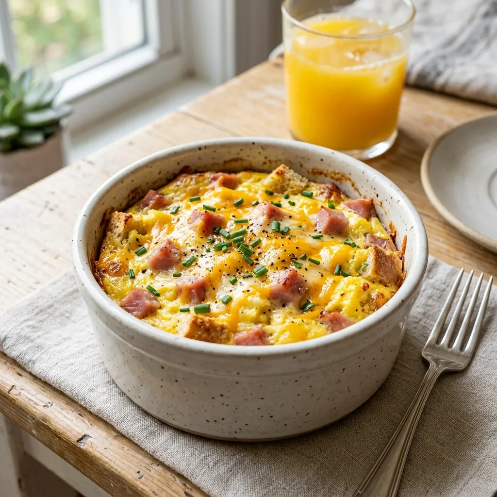 Easy Microwave Breakfast Casserole