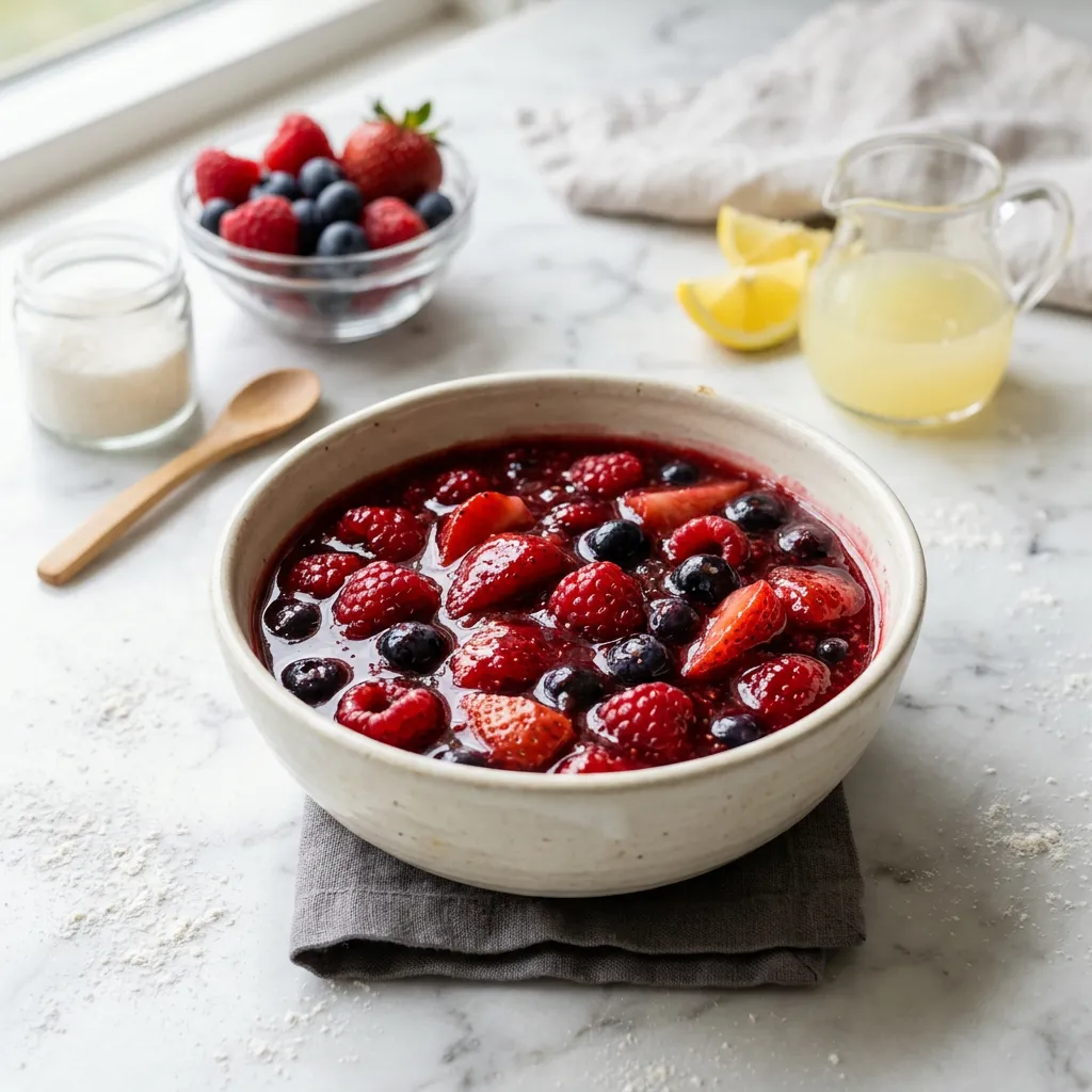 Easy Mixed Berry Dessert Sauce