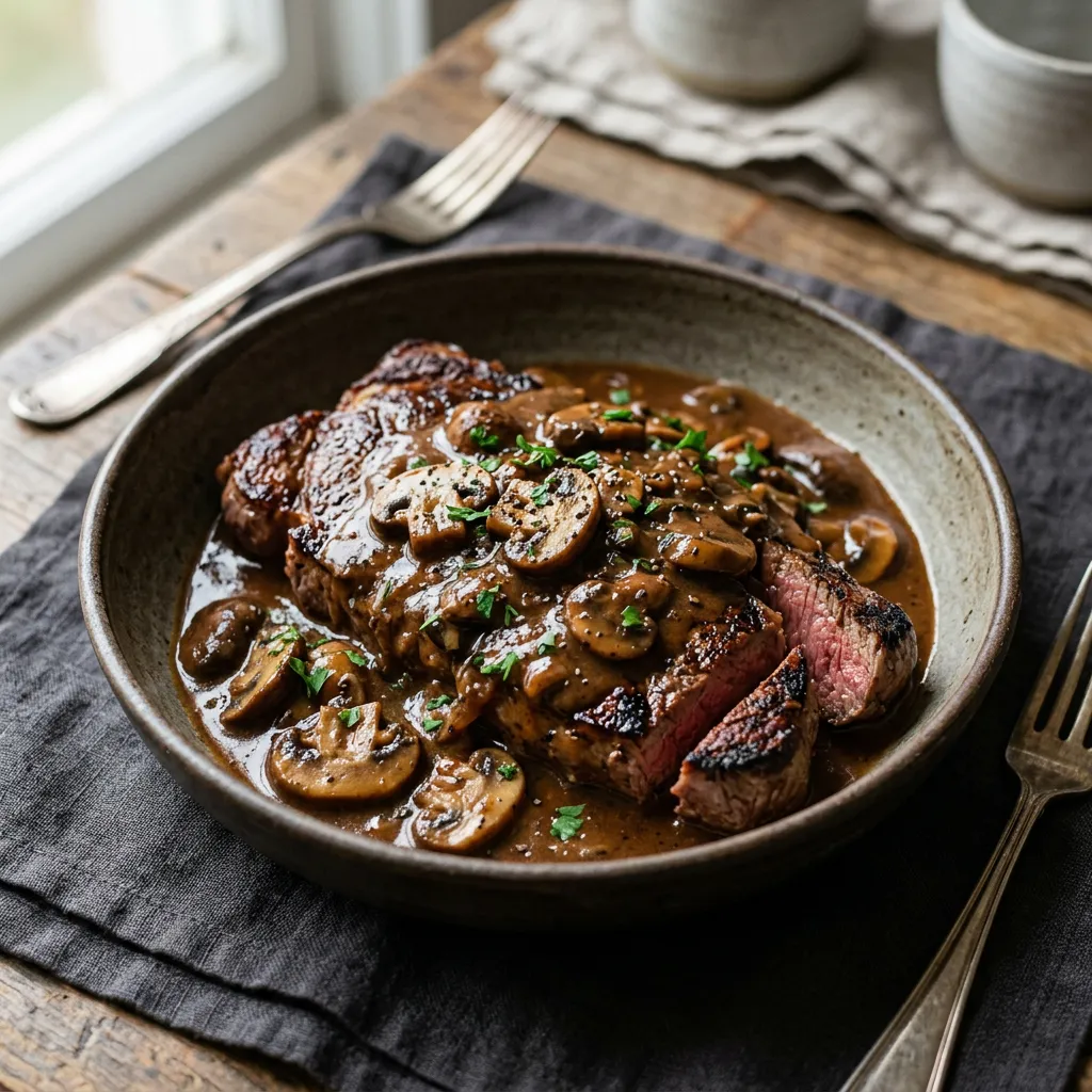 Easy Mushroom Sauce With Red Wine