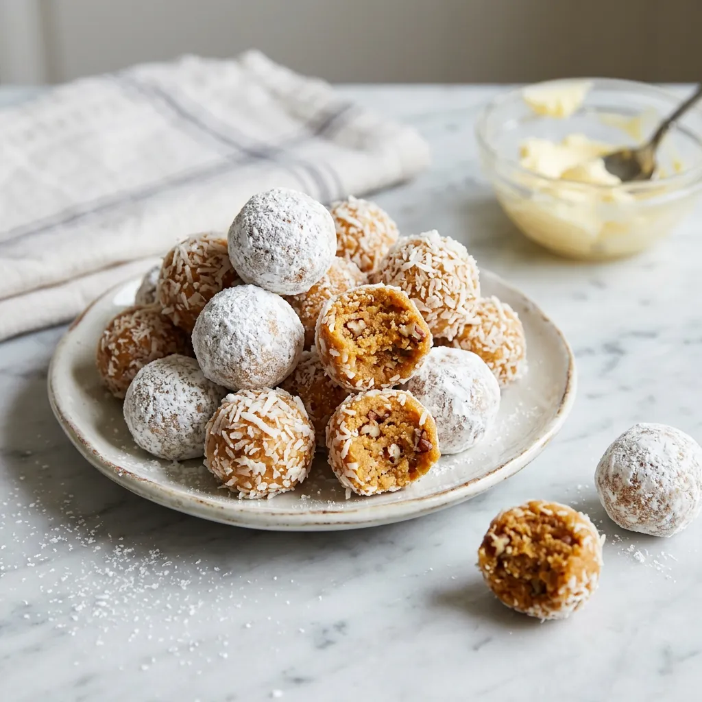 Easy No-Bake Orange Balls Candy