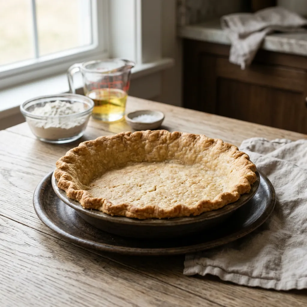 Easy Oil Pie Crust