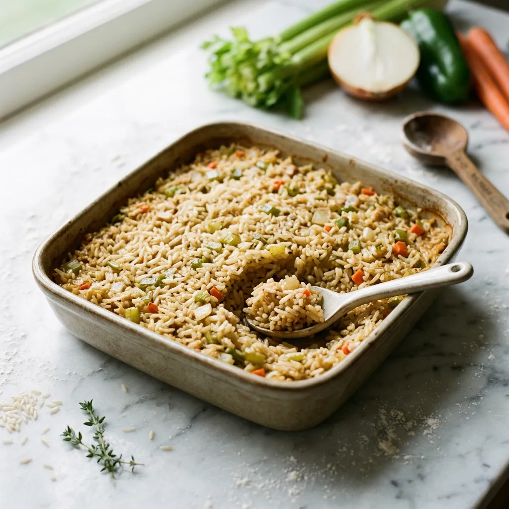 Easy Oven-Baked Rice With Vegetables