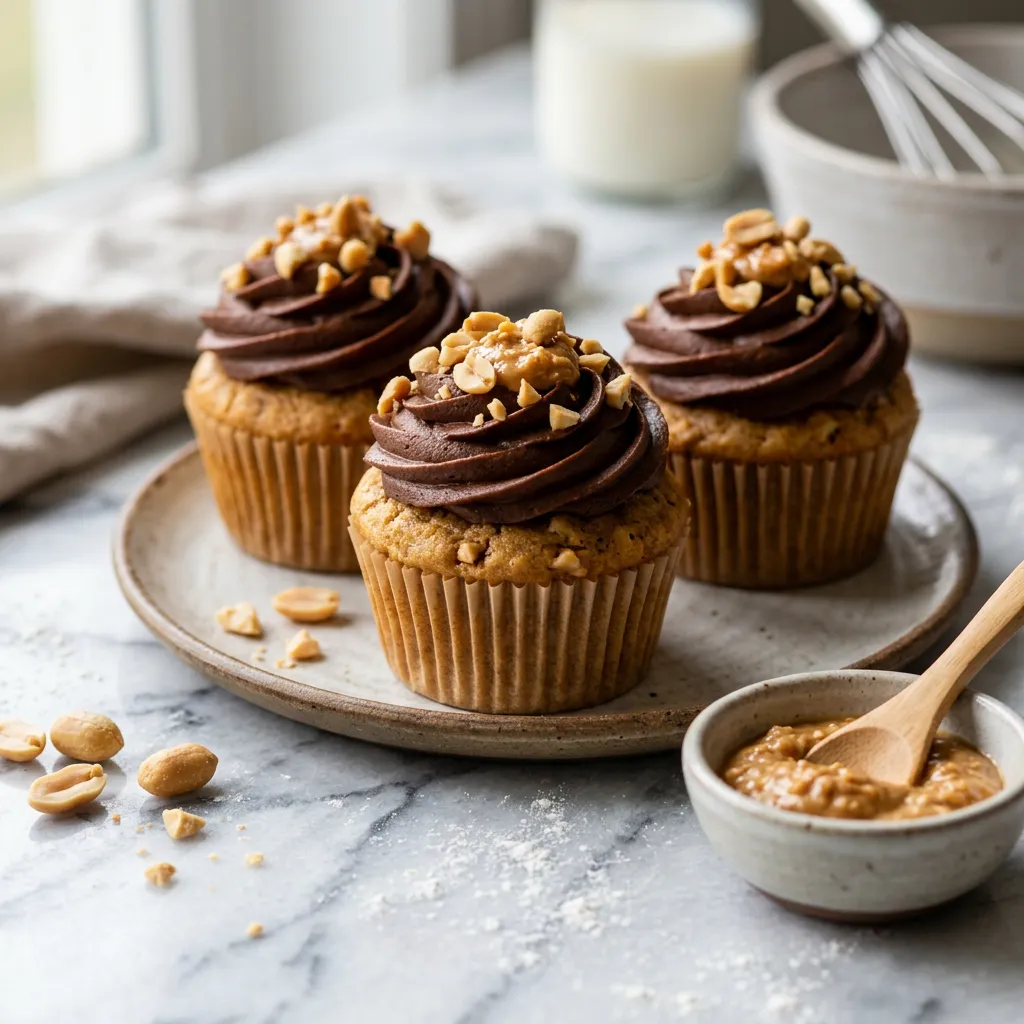 Easy Peanut Butter Cupcakes