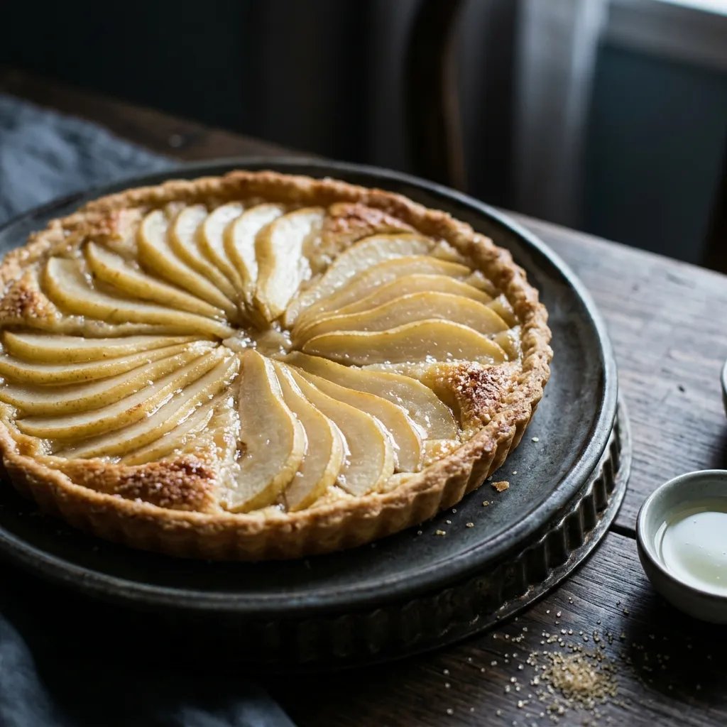 Easy Pear Tart or Galette Recipe