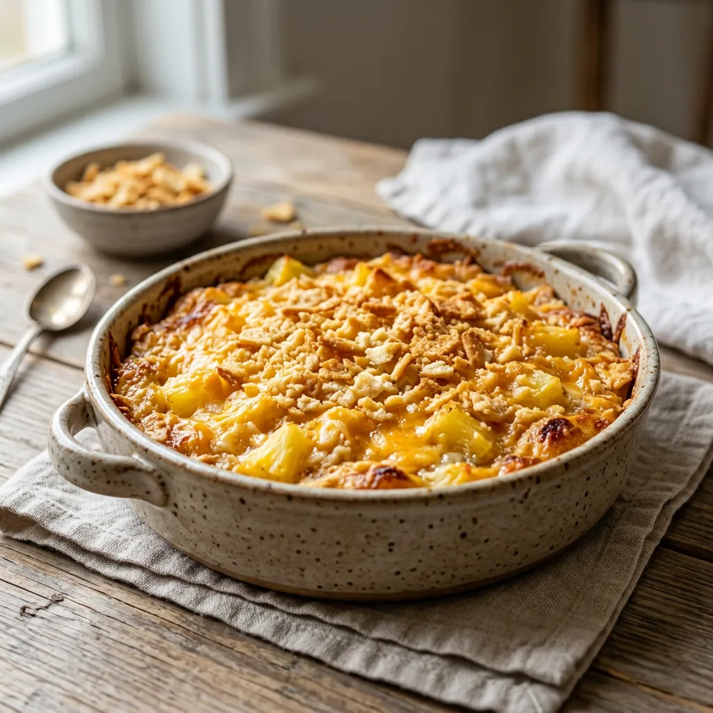 Easy Pineapple Casserole
