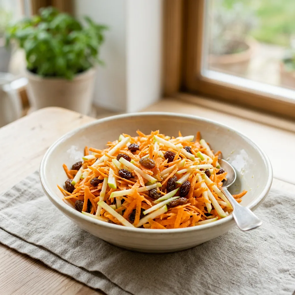 Easy Raw Polish Carrot Salad (Surówka z Marchewki)