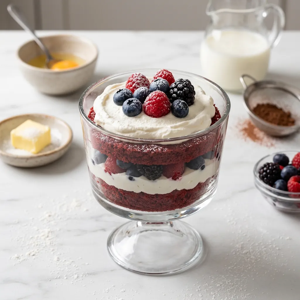 Easy Red Velvet Trifle Recipe