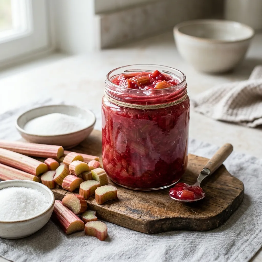 Easy Rhubarb Compote