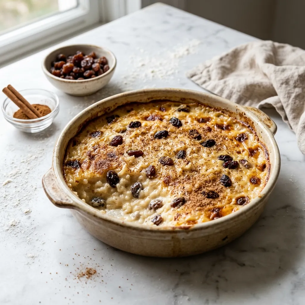Easy Rice Pudding With Raisins Recipe