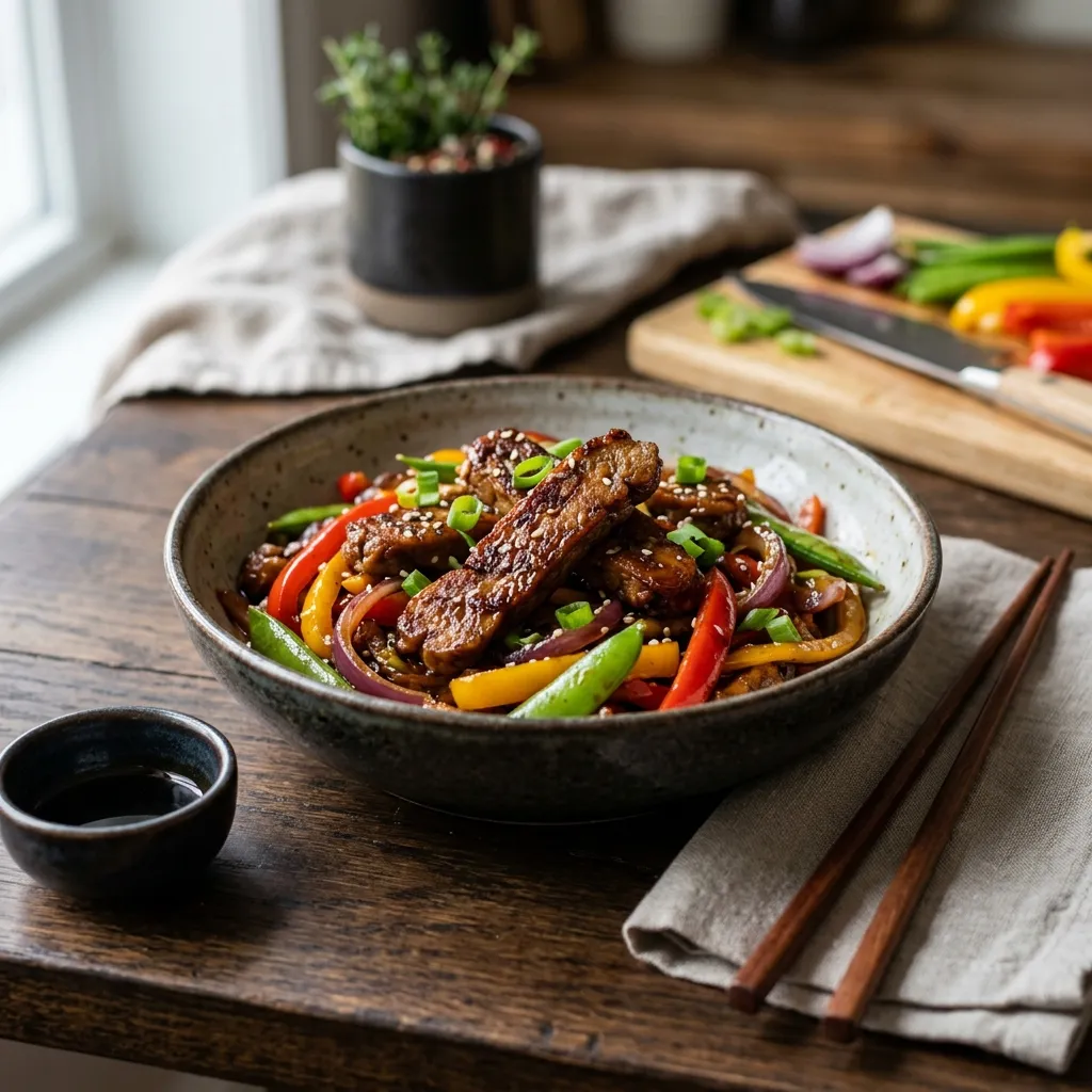 Easy Seitan Strips: Vegan Meat Substitute
