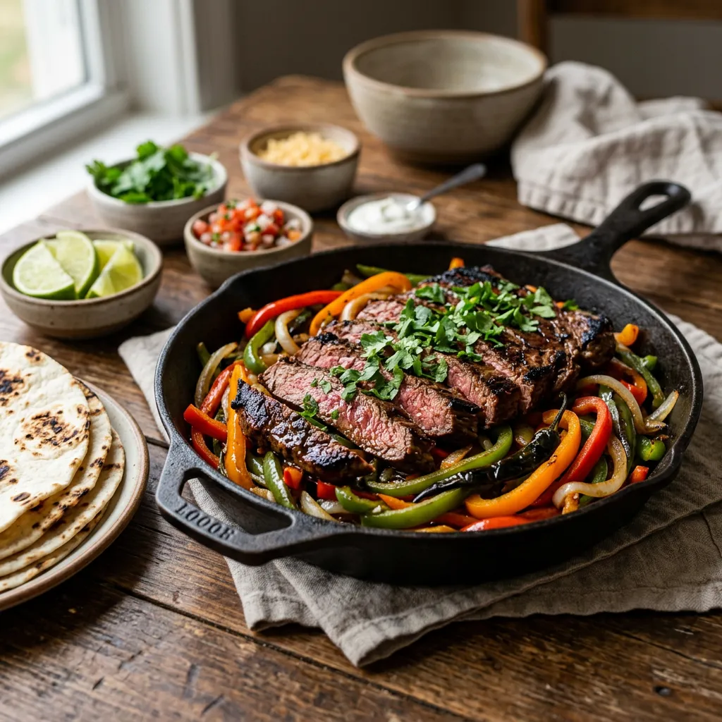 Easy Steak Fajitas