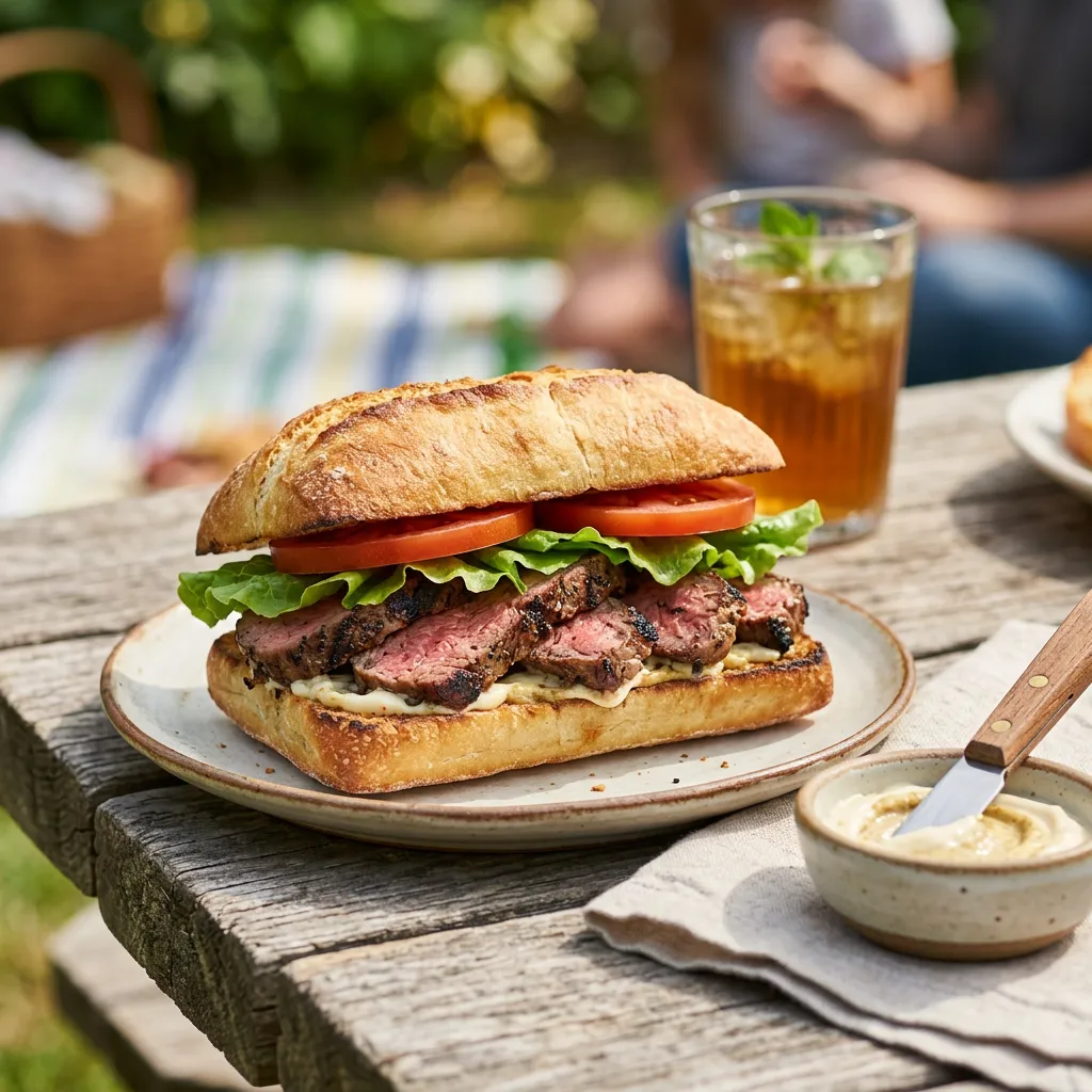 Easy Steak Sandwich Recipe