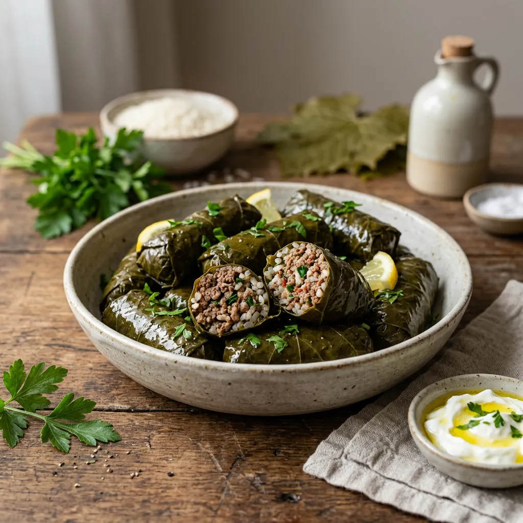 Easy Stuffed Grape Leaves