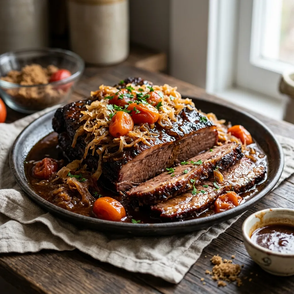 Easy Sweet and Sour Brisket