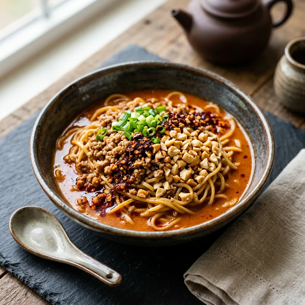 Easy Szechuan Dan Dan Noodles