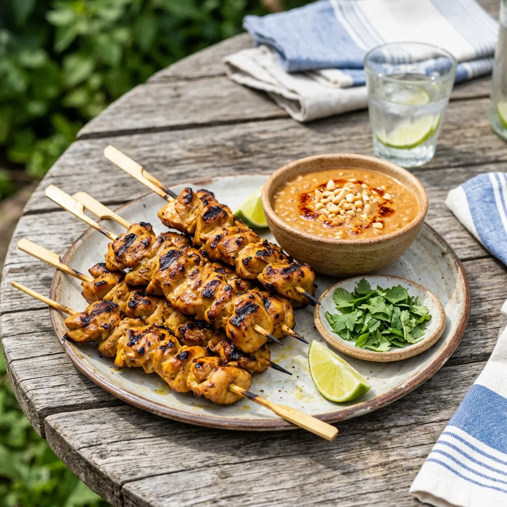 Easy Thai Chicken Satay