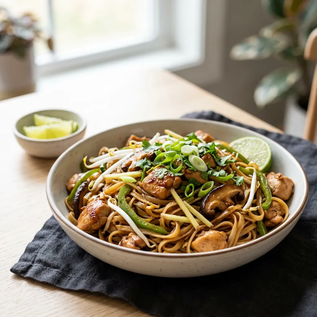 Easy Thai Fried Rice Noodles
