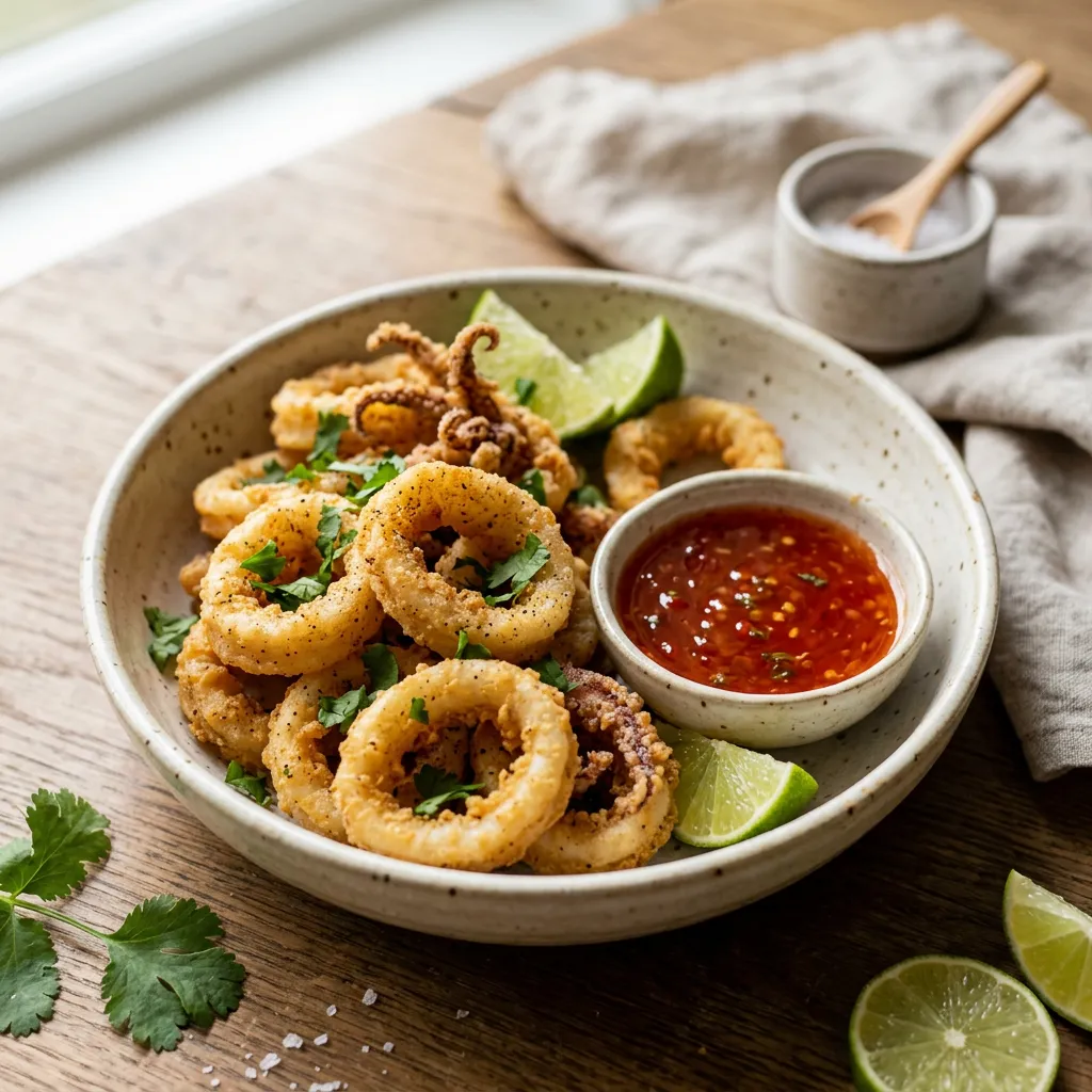 Easy Thai Style Fried Calamari