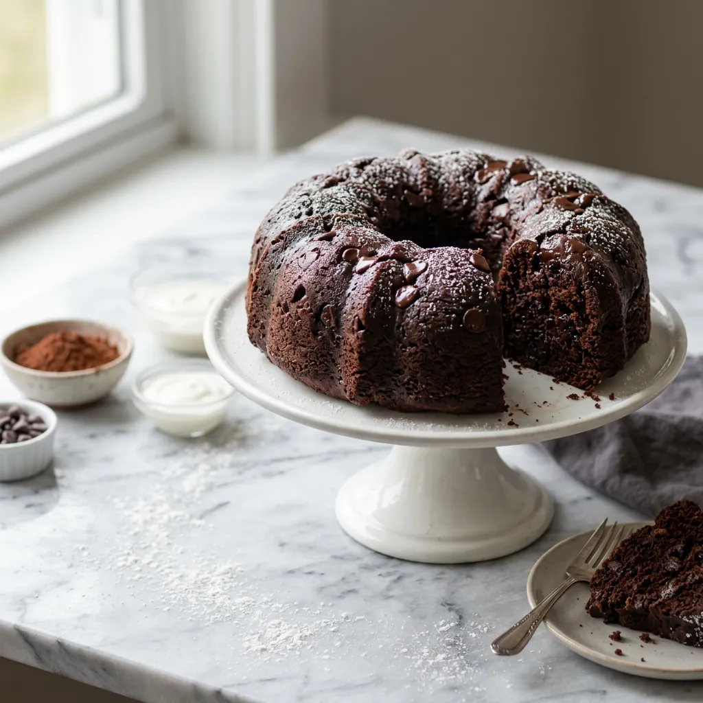 Easy Triple Chocolate Cake