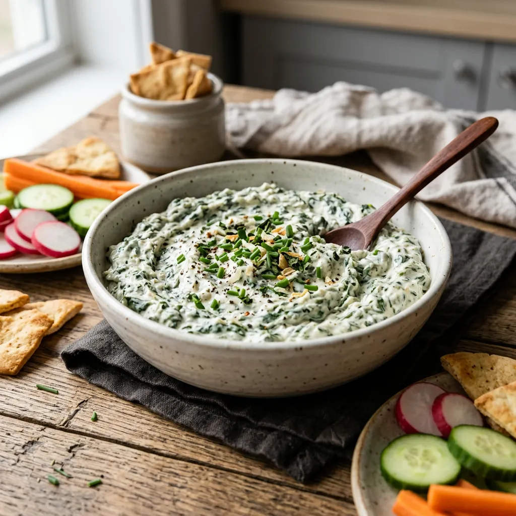 Easy Vegan Spinach Dip