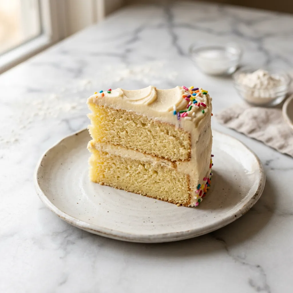 Easy Vegan Yellow Cake