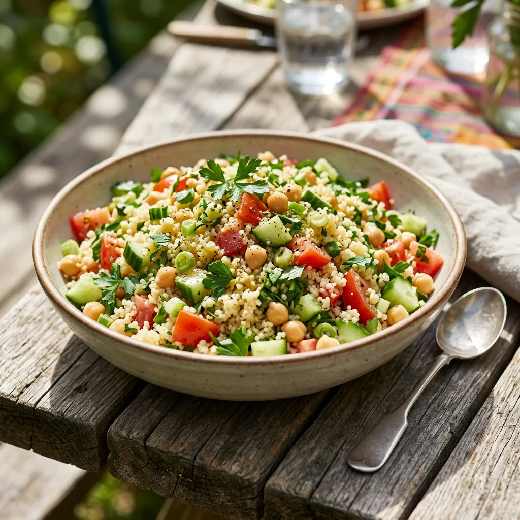 Easy Vegetarian Couscous Salad Recipe
