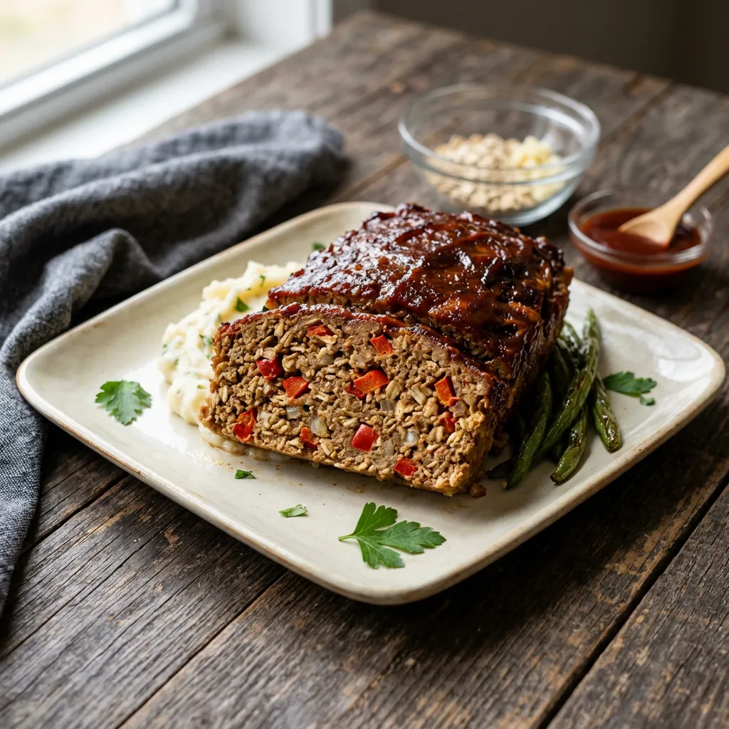 Easy Vegetarian Meatloaf Loaf